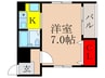フレール豊島 1Kの間取り