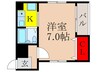 フレール豊島 1Kの間取り