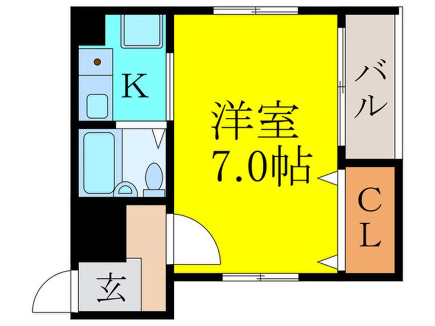 間取図 フレール豊島