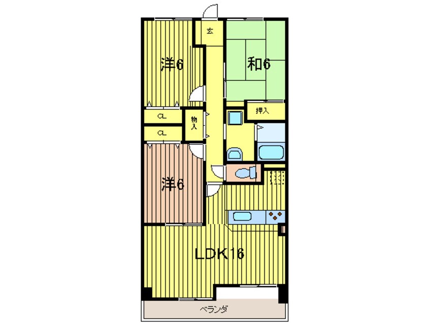 間取図 白鷹夙川マンション