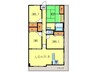 白鷹夙川マンション 4LDKの間取り