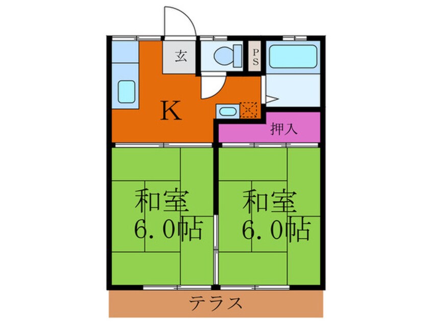 間取図 スカイハイツ