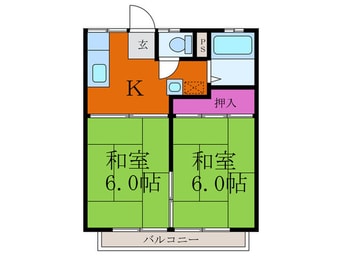 間取図 スカイハイツ