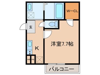間取図 フジパレス栗山公園