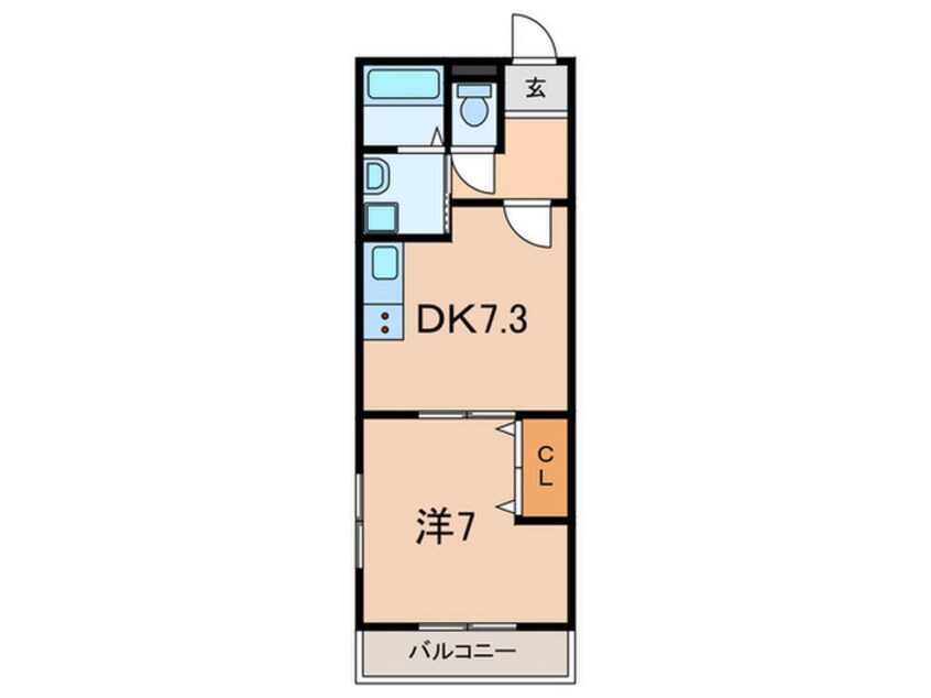 間取図 フロイデ二番館