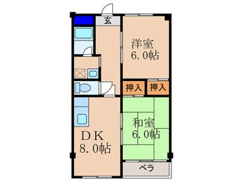 間取図 コーポラス伏見