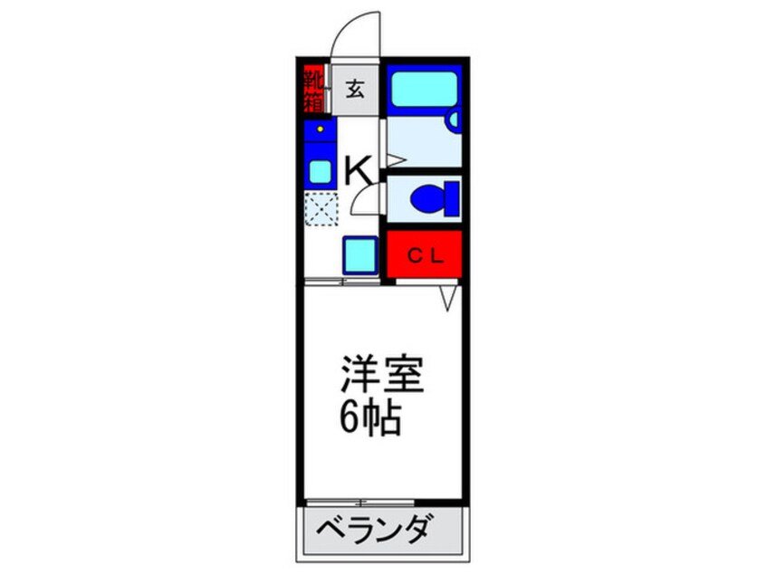 間取図 ハイツ・キャルコワ