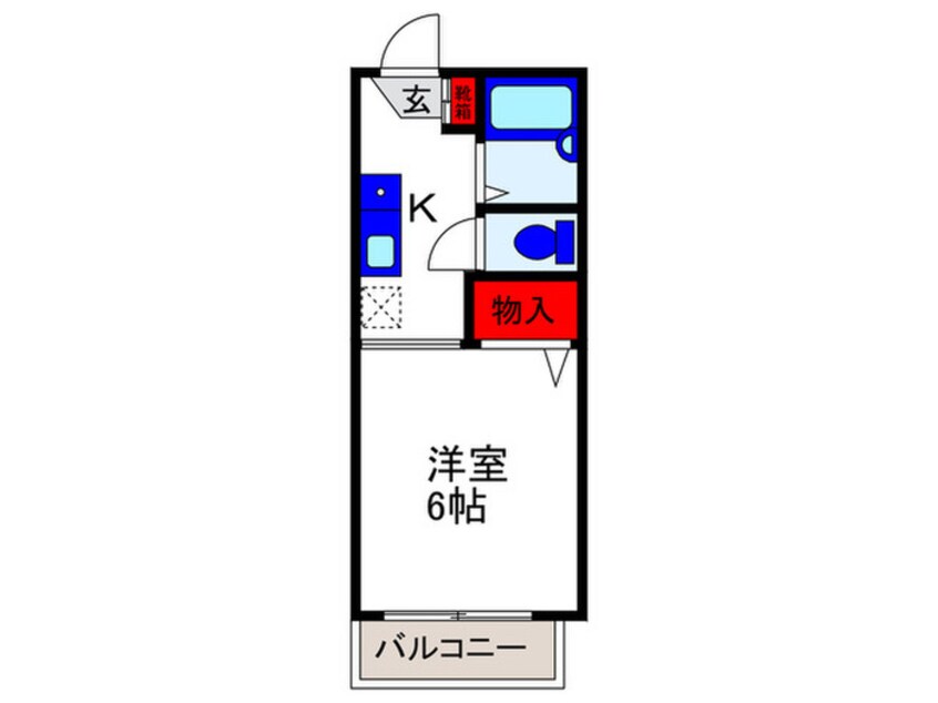 間取図 ハイツ・キャルコワ