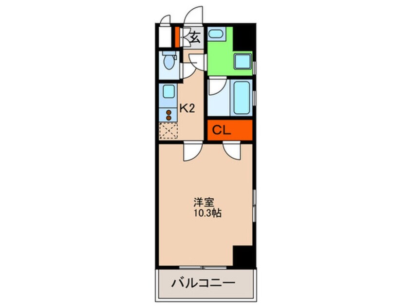 間取図 フレンシアノイエ内本町