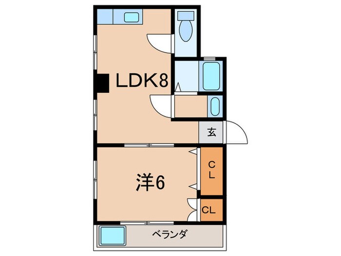 間取り図 コーポシラミネ