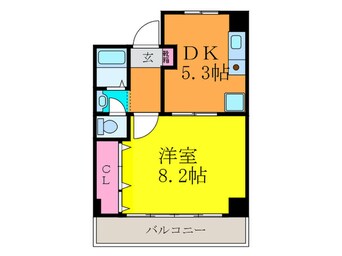 間取図 エレガンス千里丘