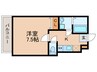 ビエノス京都花園 1Kの間取り