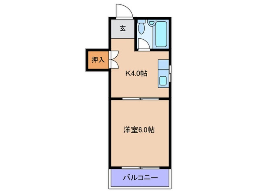 間取図 グロースハイツ天満Ⅰ