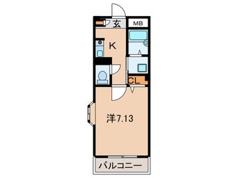 間取図 ル－ツウエストガ－デン