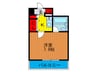 梅田レジデンスTOWER 1Kの間取り