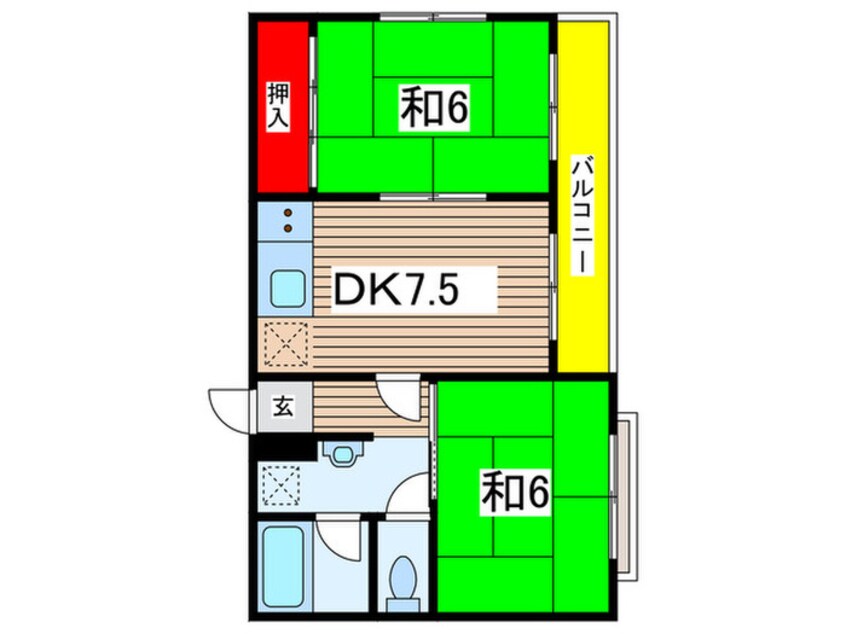 間取図 コーポサニープレイス