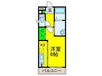 間取図 パルファン鳳