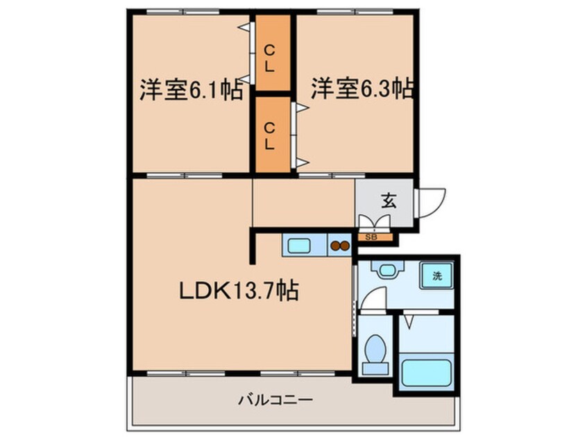 間取図 アメリア