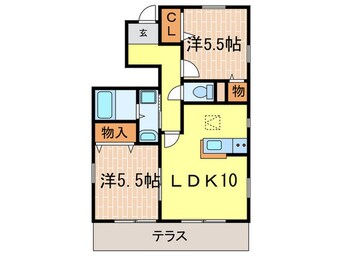 間取図 プリマヴェーラ　Ａ