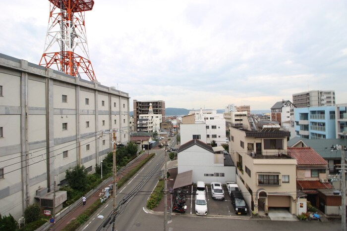 室内からの展望 明伸ビル
