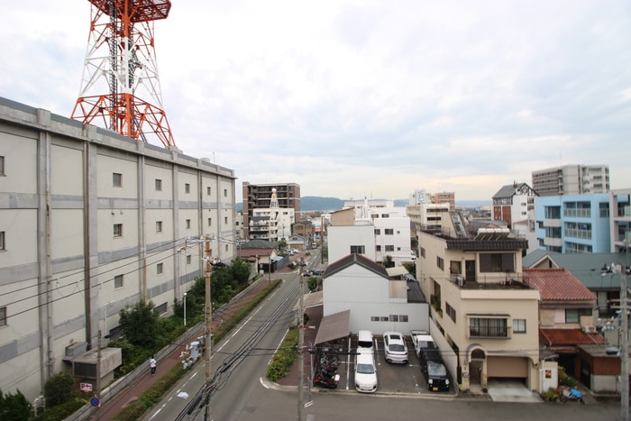 室内からの展望 明伸ビル