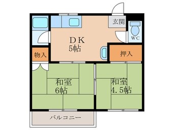 間取図 グリーンハイツ小林