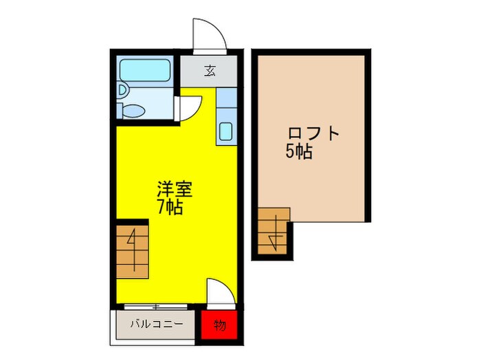 間取り図 野江ﾊｲﾂ