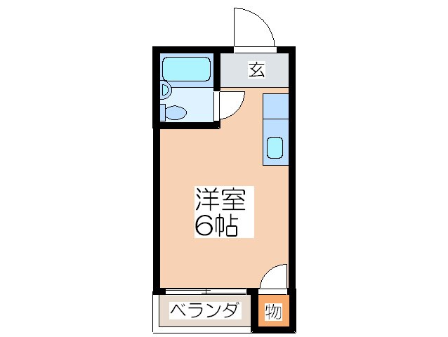 間取り図 野江ﾊｲﾂ