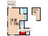 サンライズファ－スト 1Rの間取り