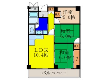 間取図 パークビュー橋