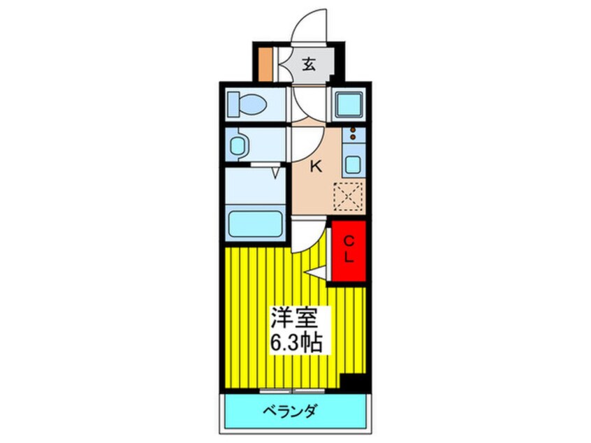 間取図 エスリード京橋グランツ(804)