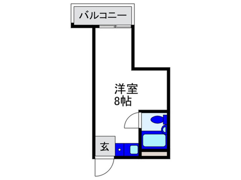 間取図 フロントリバー豊中