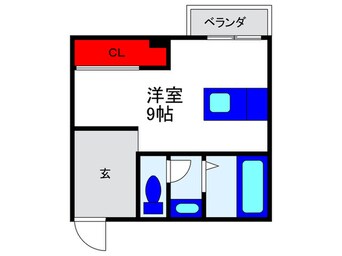 間取図 フロントリバー豊中