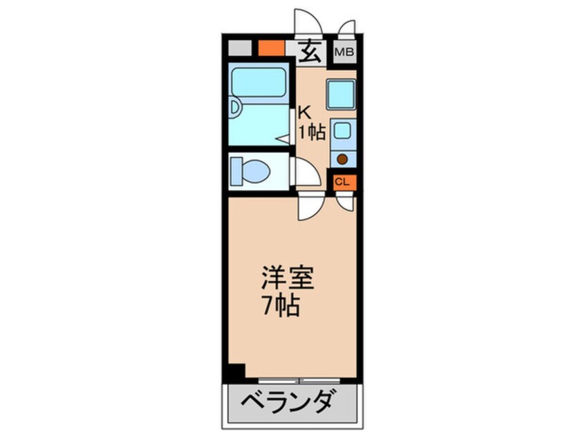 間取図 INOVE小阪