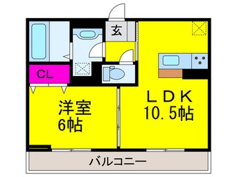 間取図 コンフォルシア鳳