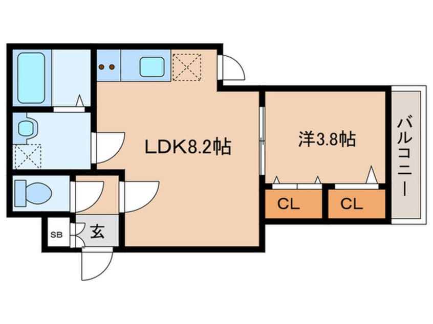 間取図 NET-K妙法寺