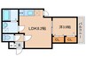 NET-K妙法寺 1LDKの間取り