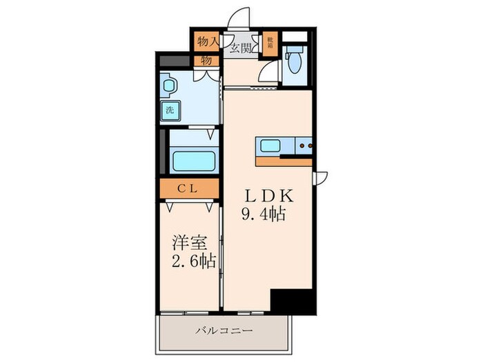 間取り図 クローバー・フロント