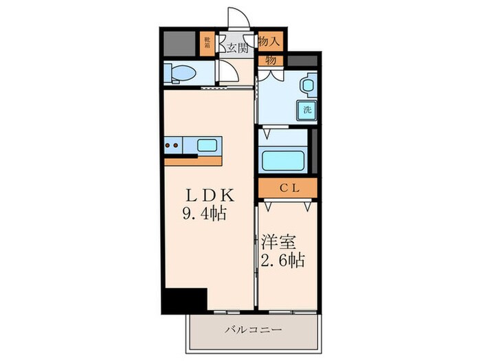 間取り図 クローバー・フロント