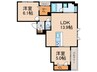Avenir旭ヶ丘 2LDKの間取り