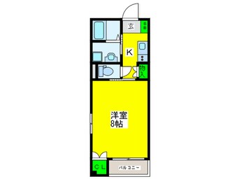 間取図 プライムコート緑橋