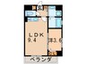 Xing CUBE ONE 1LDKの間取り