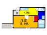 フジパレス城東諏訪Ⅷ番館 1Rの間取り