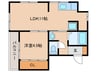 メゾンﾌﾞランシュⅠ 1LDKの間取り