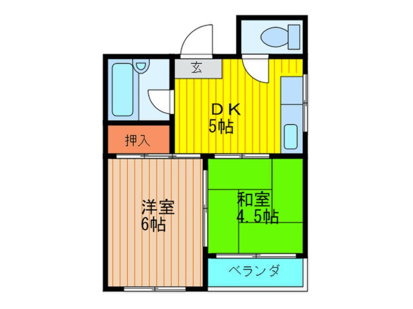 間取図 ライラックマンション