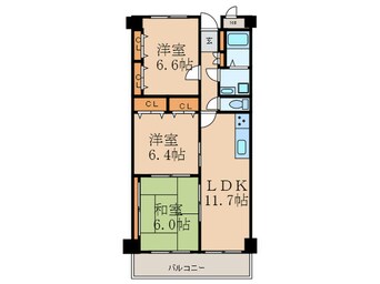 間取図 一力グランドマンション