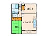 ヒルズコ－ト御影山手 2LDKの間取り