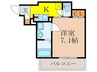 エイペックス新大阪(804) 1Kの間取り