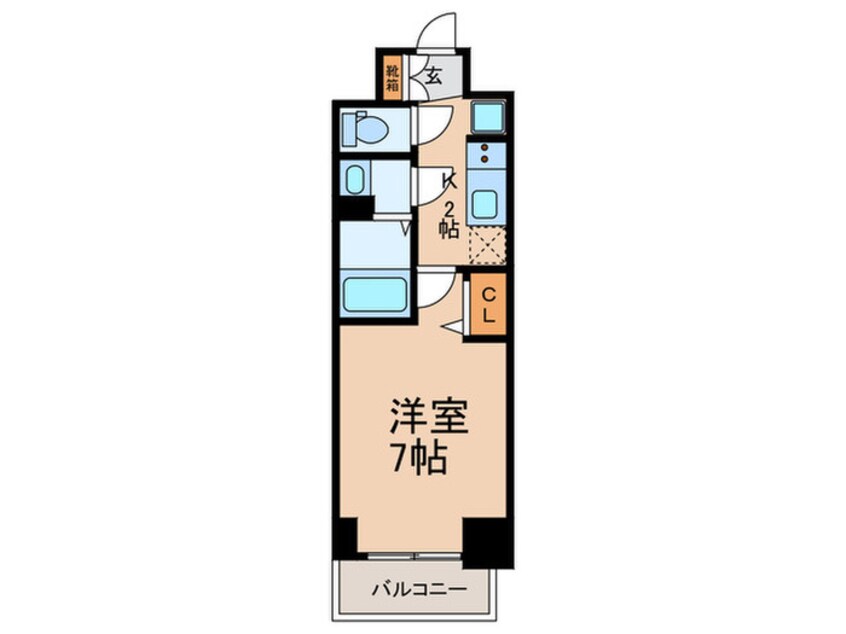 間取図 DOUBLE NINE RESIDENCE 天王寺南