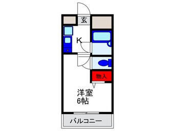 間取図 仲ハイム箕輪